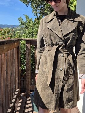 🤎 Wilsons Leather Oversized Leather Trench Coat 🤎